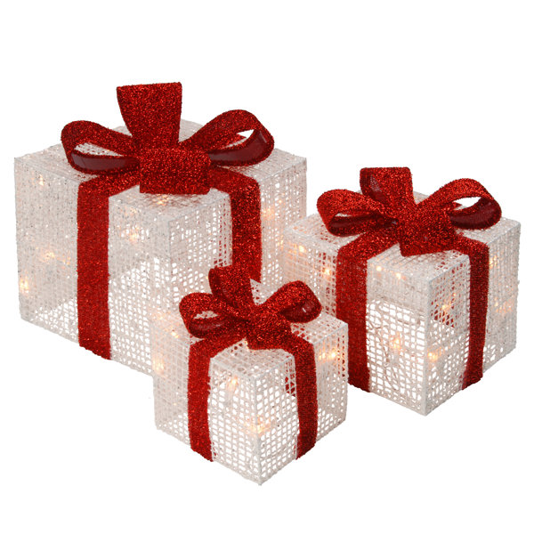 Outdoor Gift Boxes Stacked Decor | Wayfair
